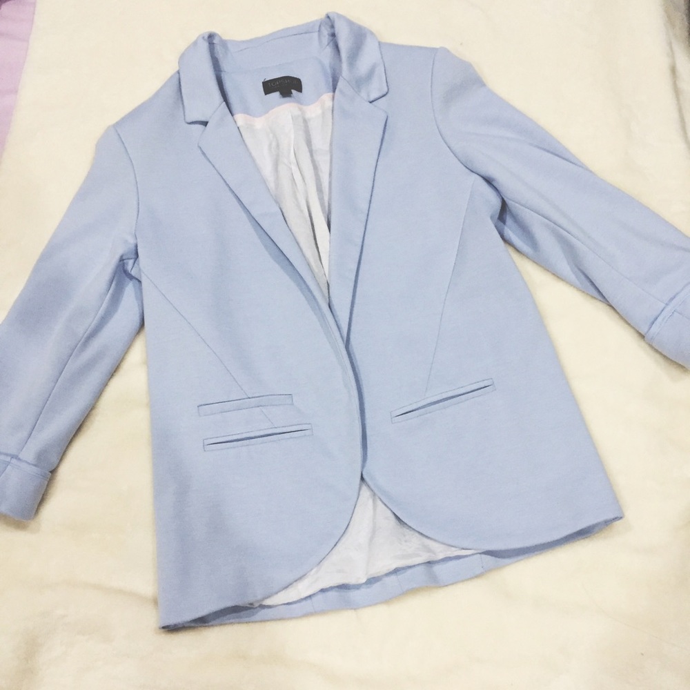 Topshop Blue Blazer Size 4